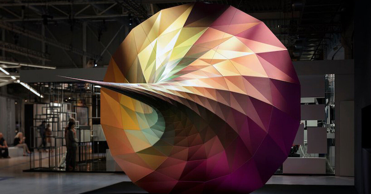 Shaped by Air installation at Milan Design Week - Arts and Entertainment