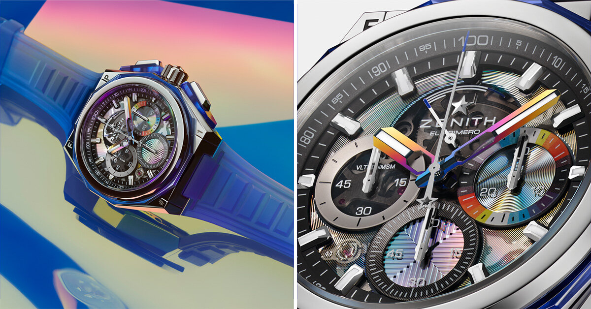 zenith DEFY extreme felipe pantone watch captures time chromatically