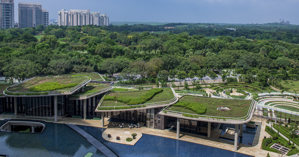 Overlapping green roofs surround the ‘Camellias’ wellness club in India

 | Tech Reddy