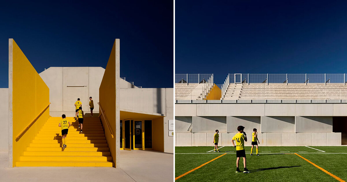 summary completes vibrant grandstand football training complex in aveiro, portugal