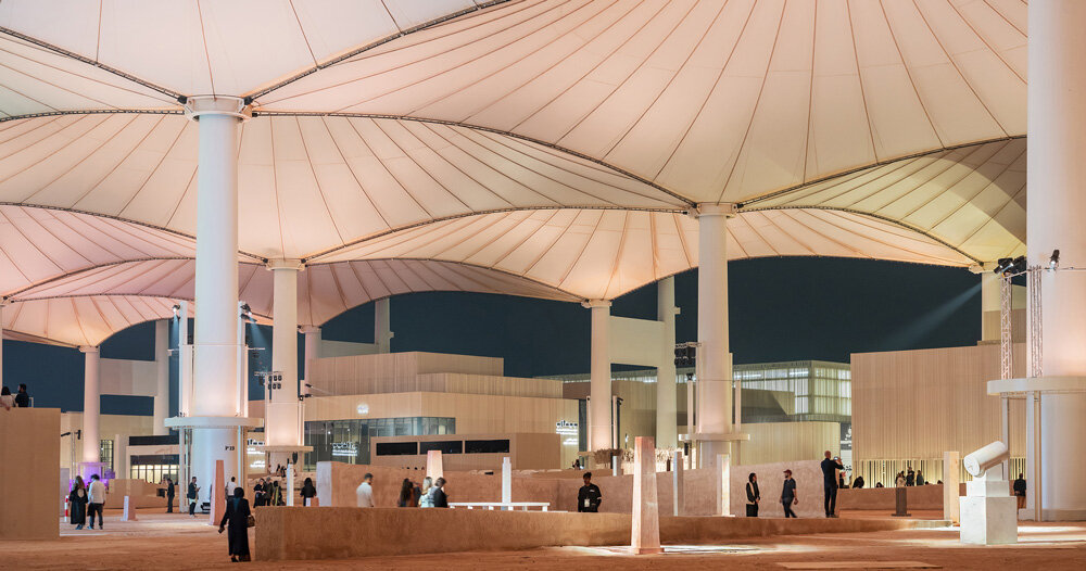 OMA layouts islamic arts biennale exhibition areas in saudi arabia