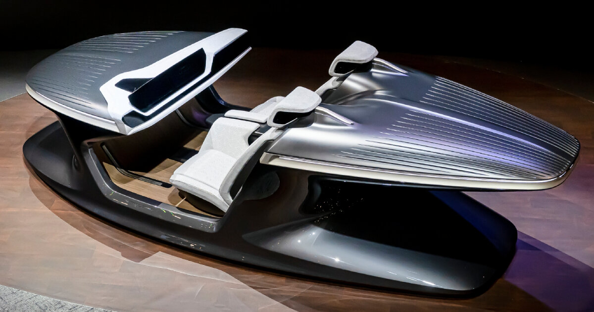 ‘chrysler synthesis’ cockpit jet-skis into CES 2023 with its AI-powered & driverless cabin