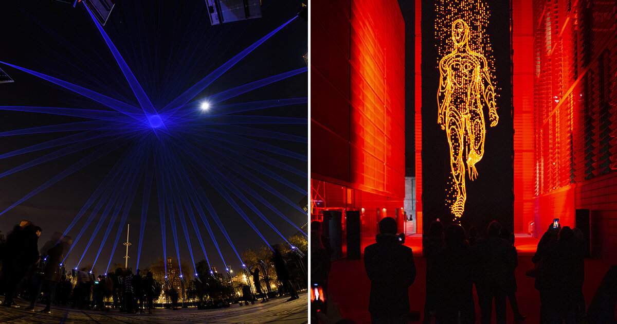 light arts festival 'llum BCN' brightensup every corner of barcelona