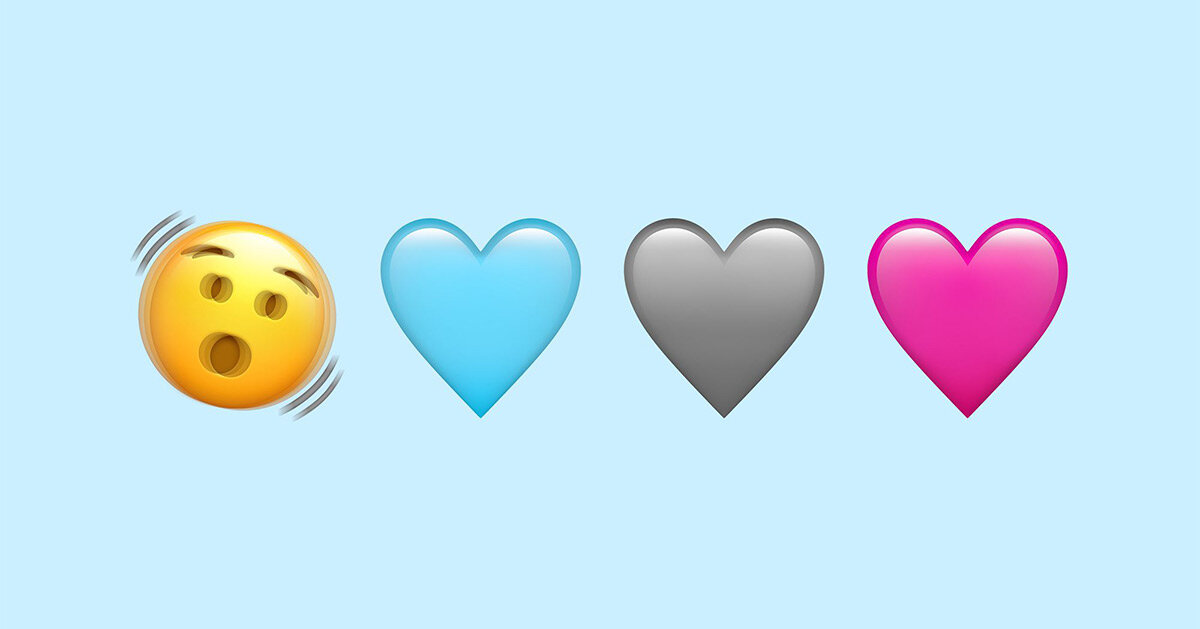 apple's new emojis tap into 'shook' mood along with longawaited pink heart