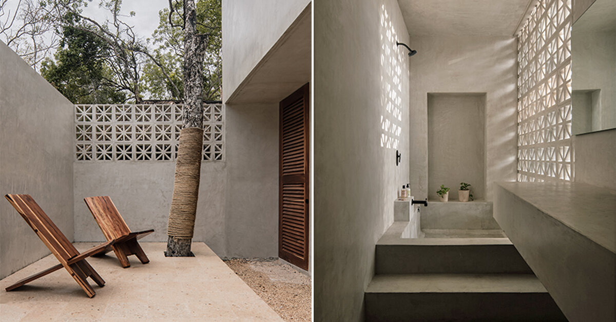 recoveco sculpts ‘casa coral’ as a permeable, monolithic dwelling in mexico
