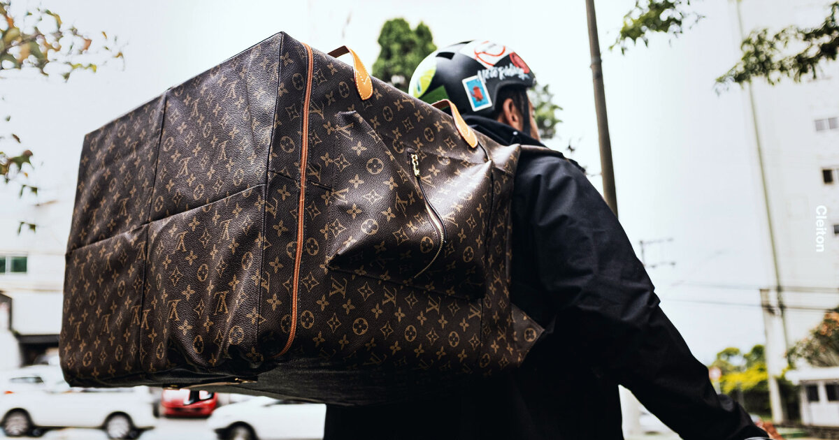 louis vuitton delivery bags fashionably spotlight app riders’ working conditions