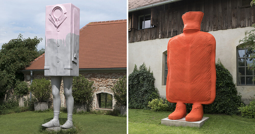 erwin wurm personifies on a regular basis objects at yorkshire