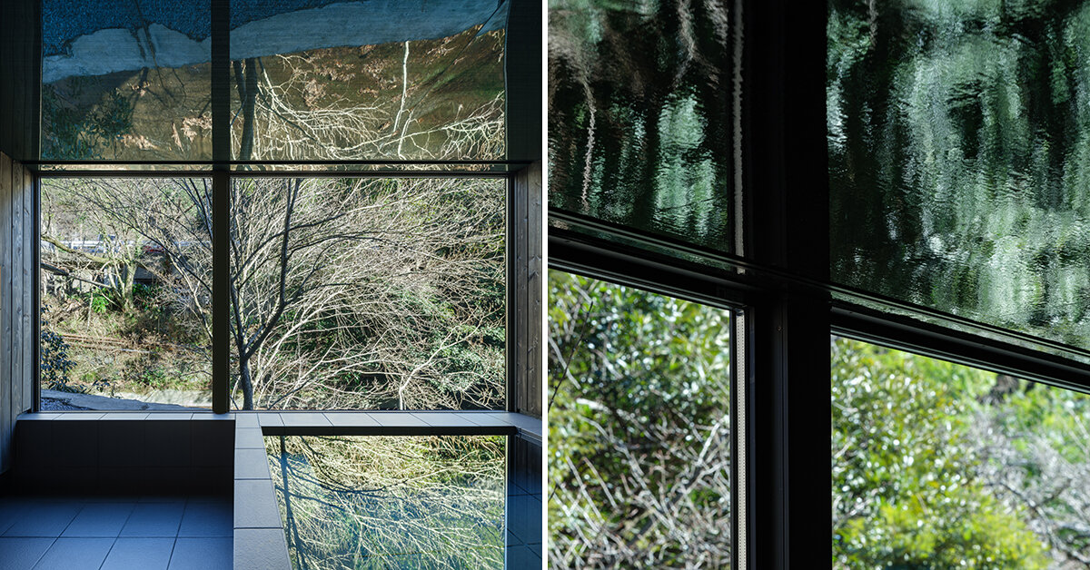 対馬久保建築設計事務所が日本のホテル内に川の景色を反映