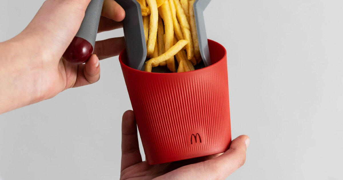 eliumstudio rolls out reusable mcdonald's tableware to reduce fastfood