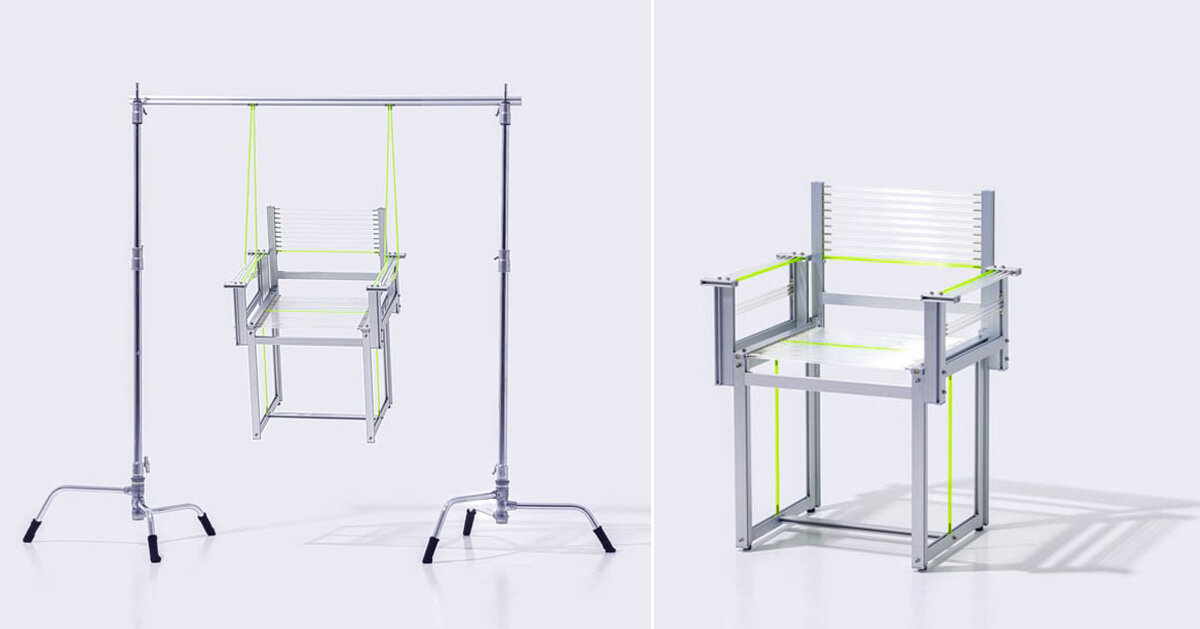 1/plinth studio’s PU-T-B chair sits between furniture + hardware