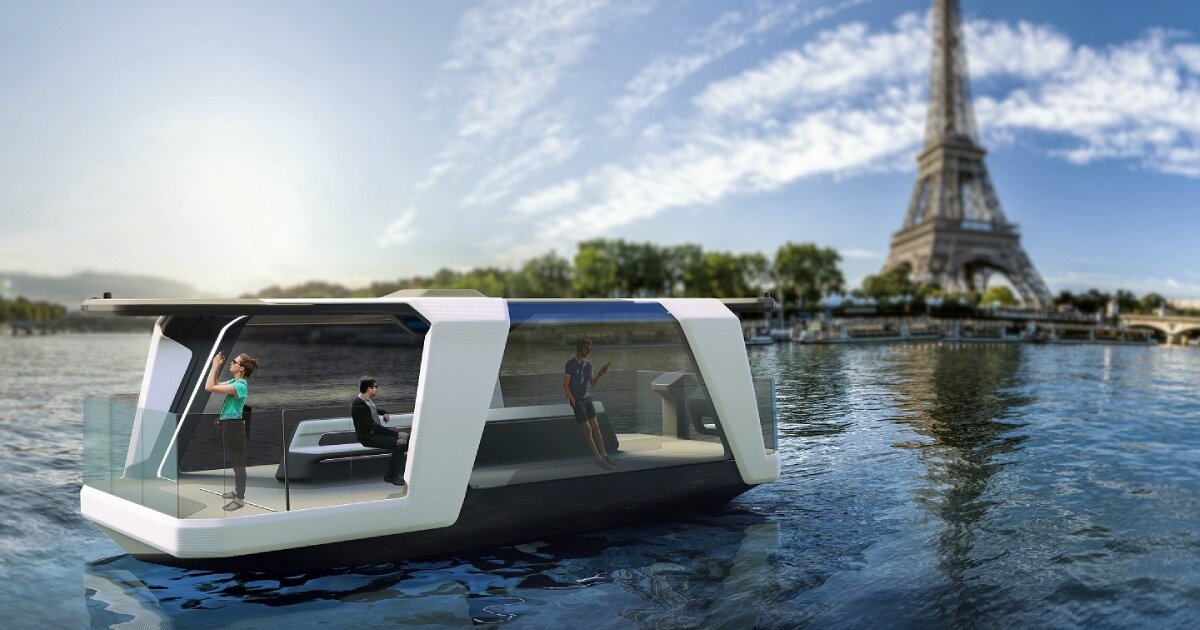 3Dprinted, autonomous ferry can transport athletes and visitors to and