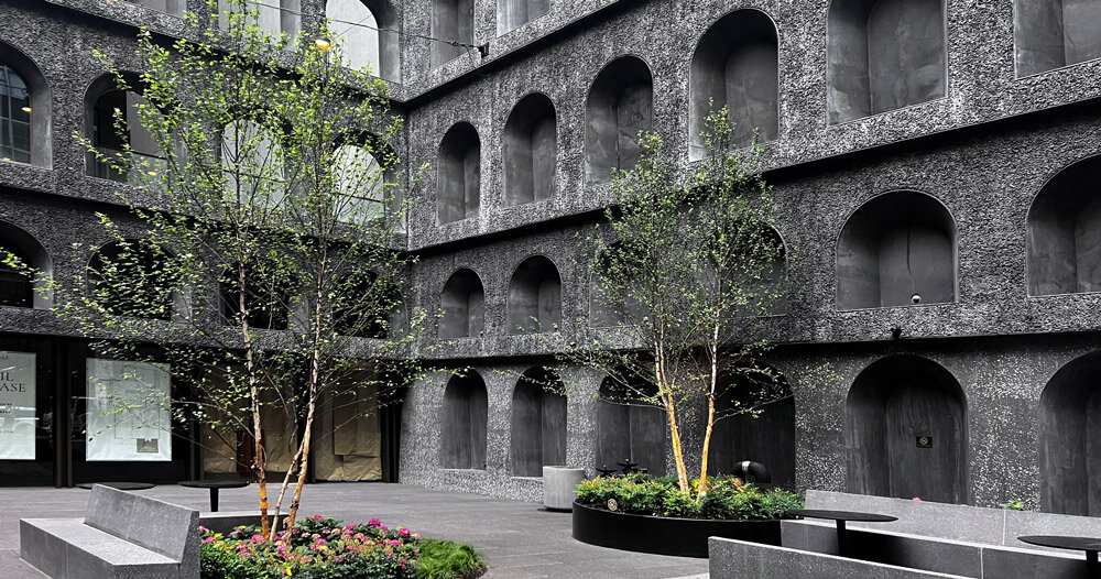 adjaye associates' first skyscraper evokes fortress ruin in new york