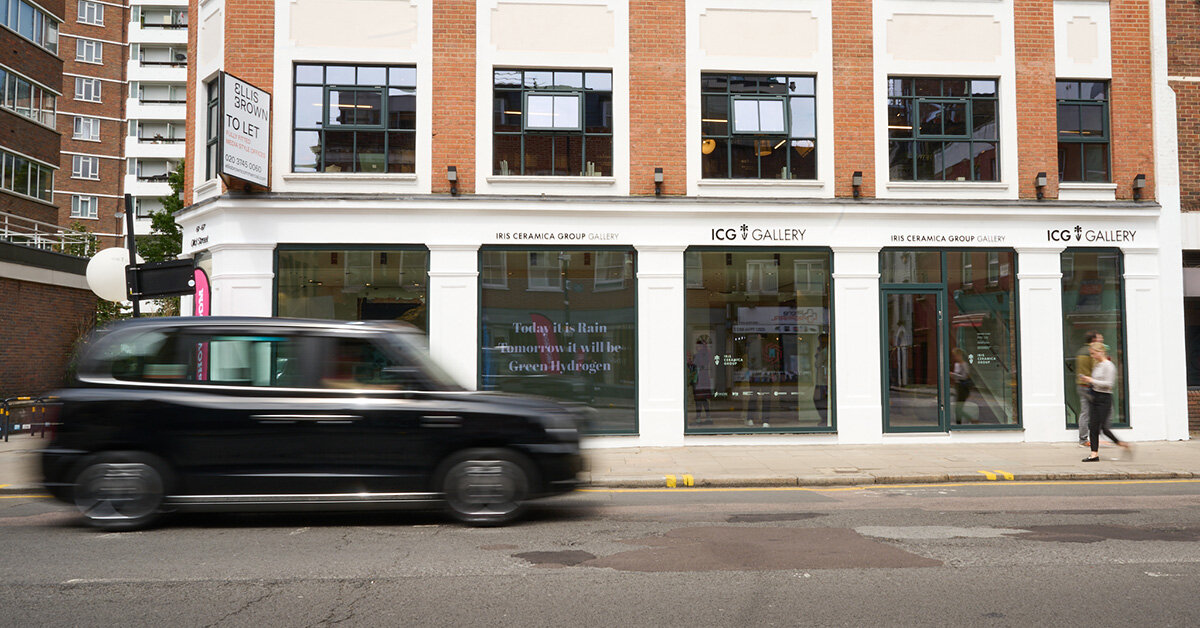 iris ceramica group opens new ICG gallery, london with virtual rain façade - Vimarsana News