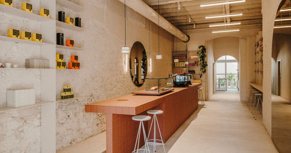 miners café opens in barcelona with interiors by isern serra