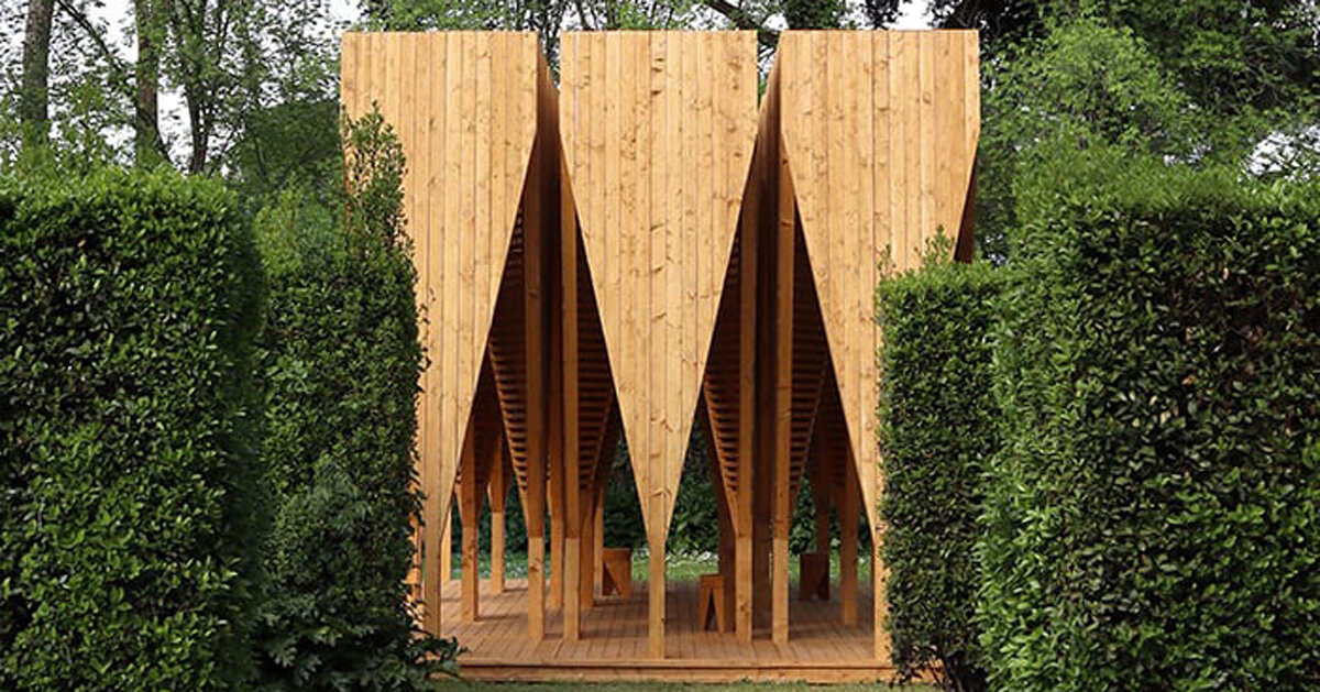 atelier poem's pavilion emerges as a forest of wooden columns amid gardens of villa medici - Vimarsana News