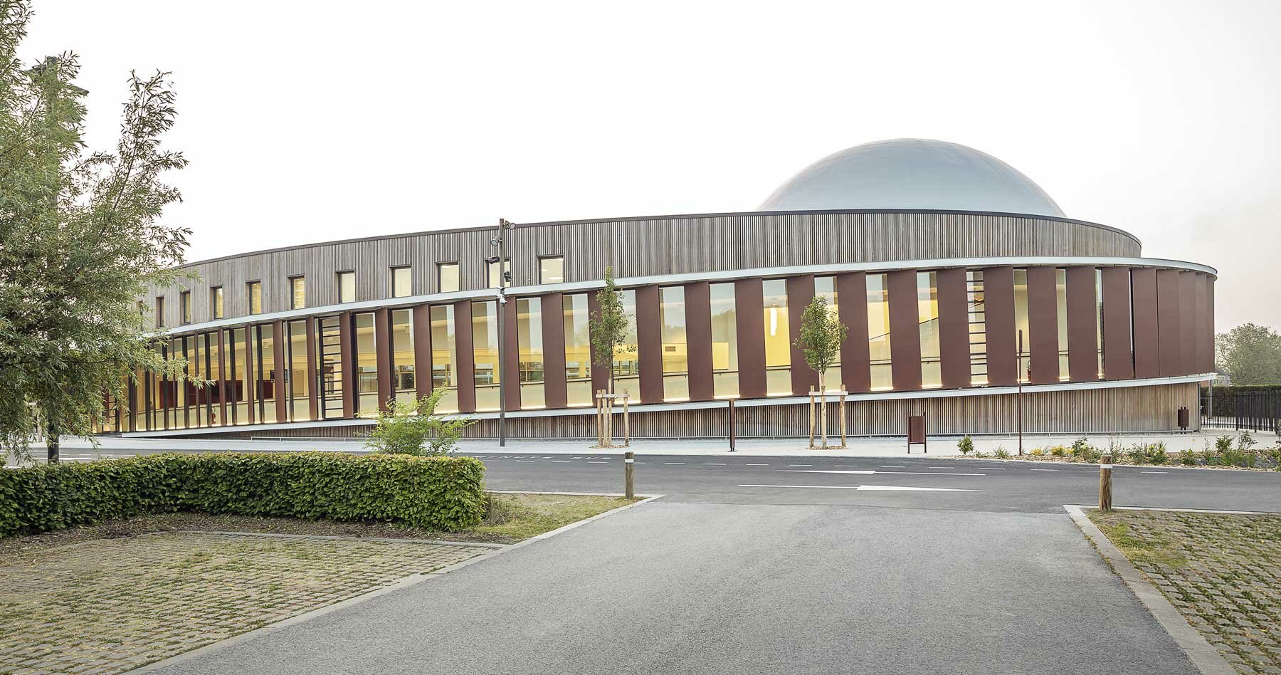 snøhetta brings 'orionis' planetarium to northern france
