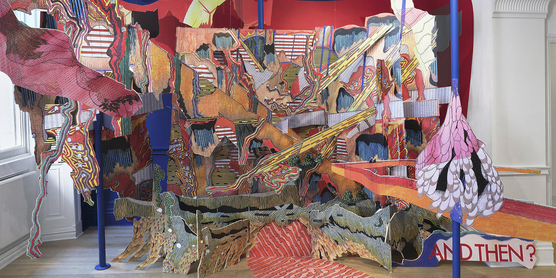 sir peter cook deconstructs his 'cities' at richard saltoun