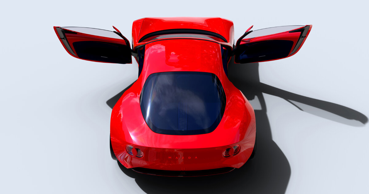 マツダの電動スポーツカー「ICONIC SP」は、発電機など外部で使用する電力を生成可能