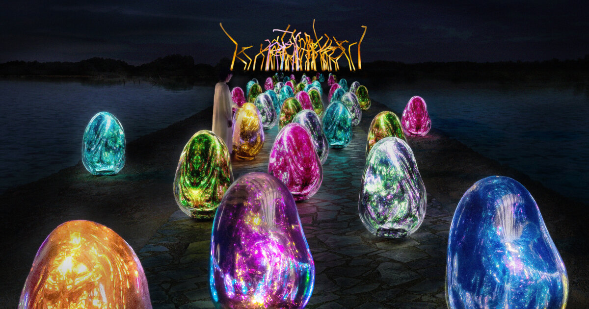 teamLab opens mangrove island at manar abu dhabi with multiple