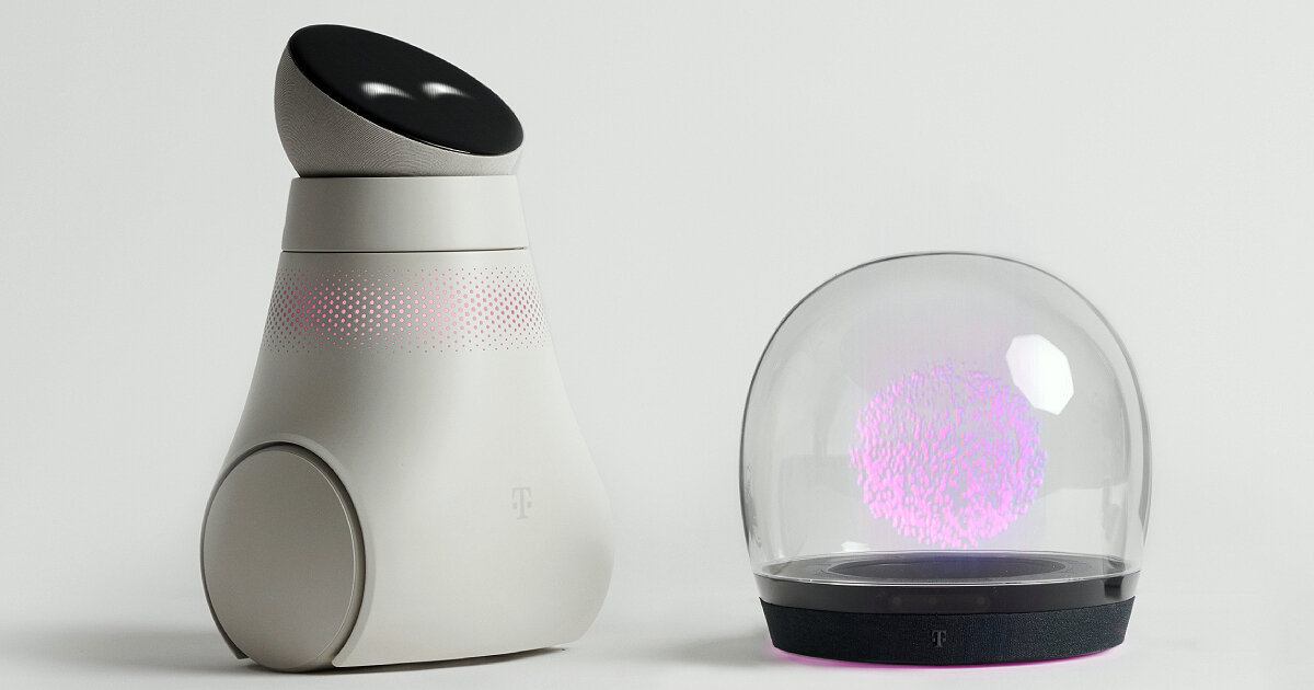 LAYER and deutsche telekom come up with holographic and emotive robot home assistants