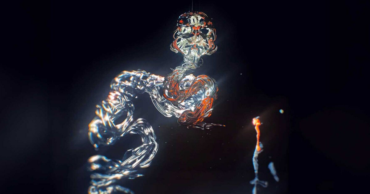 sougwen chung’s 3D avatar conjures serpentine sculptures in virtual realityfor GENESIS