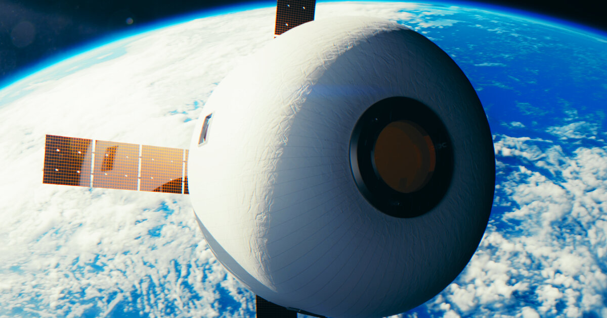 Надувные космические обиталища размером со стадион, которые отправят SpaceX за пределы Земли в 2026 году
