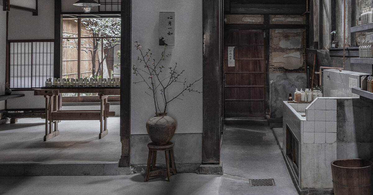 le labo’s kyoto store welcomes visitors inside a preserved machiya