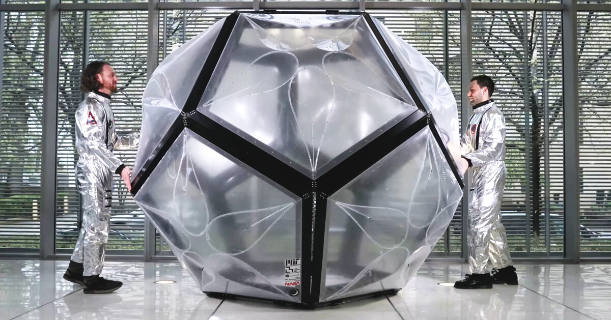 MIT’s modular momo habitat self-assembles on the moon