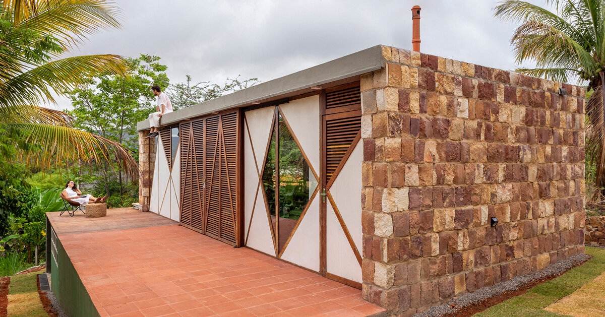 made of rammed earth, azulpitanga's vv house fuses with araripe national forest in brazil - Vimarsana News
