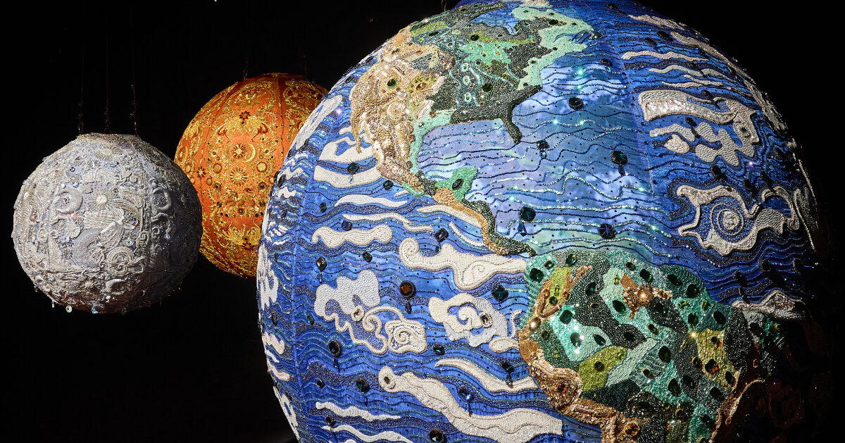 sara shakeel on bridging AI & artisanal craftsmanship for celestial installation in hong kong