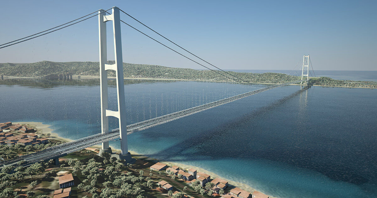 italy approves plans for world’s longest suspension bridge across strait of messina to sicily