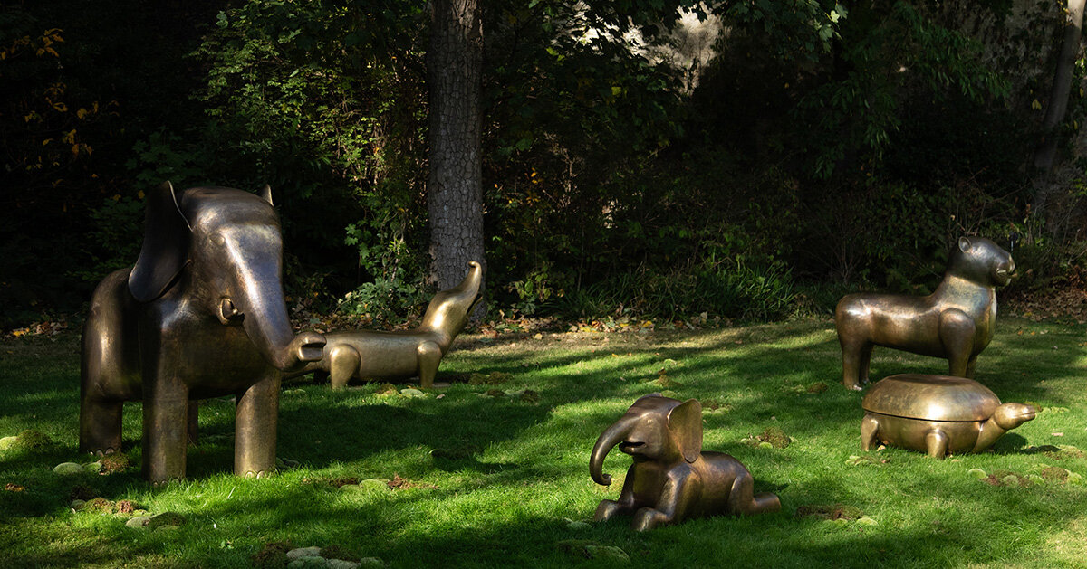 vikram goyal turns india's ancient animal fables into a scented landscape in paris