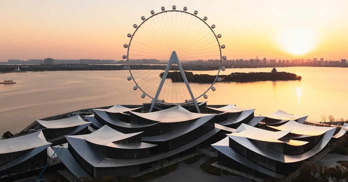 BIG's suzhou museum of contemporary art nears completion beneath ribbon-like roof