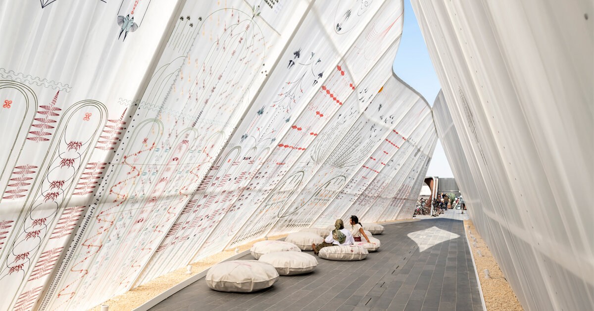 over 30 large-scale installations form creative landscapes during dubai design week 2025