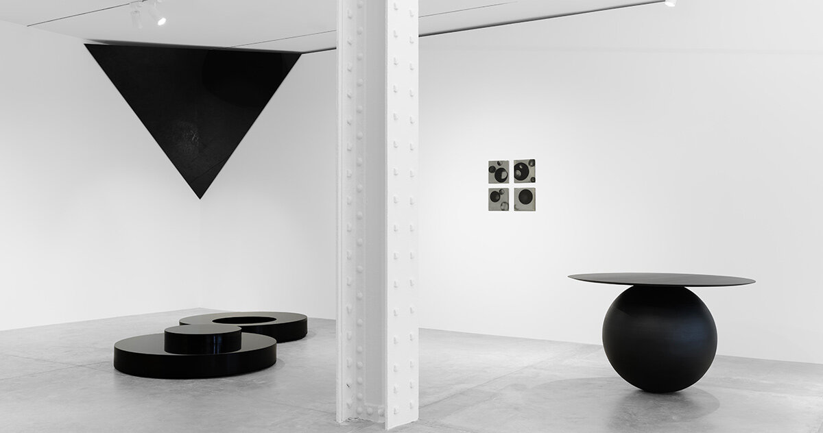 adam pendleton discusses slowness and weight at friedman benda show opening