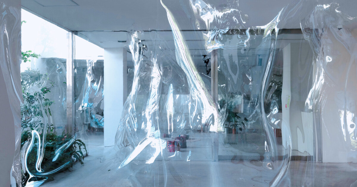 invisible bar distorts reality using heated, transparent acrylic glass panels