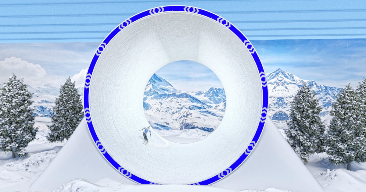 tunnel-shaped snow park that lets users ski all year round set to open in australia