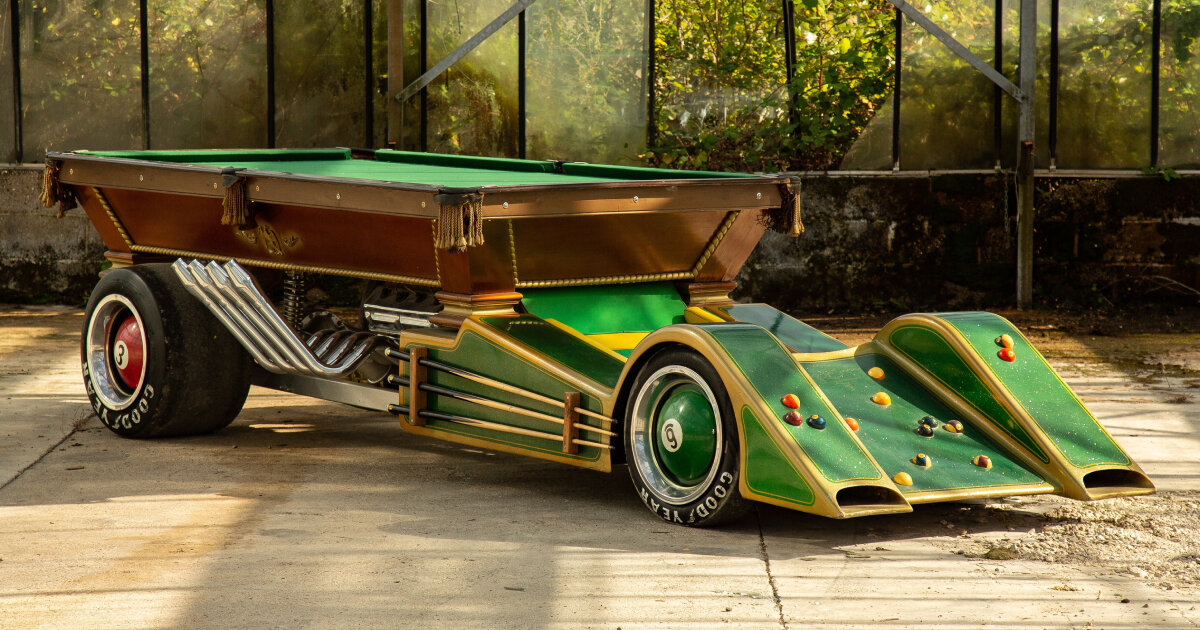 from six wheels to integrated pool table, take a look at some of the wackiest vintage cars