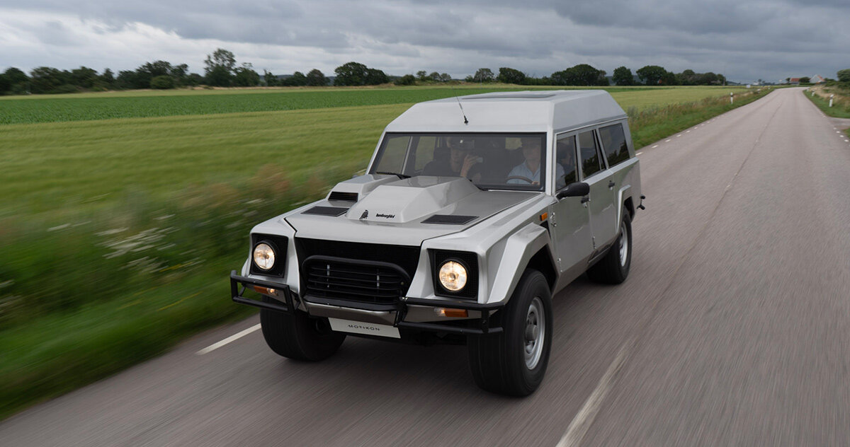from brunei to sweden: see latest images of this one-off 1986 lamborghini LM002 wagon