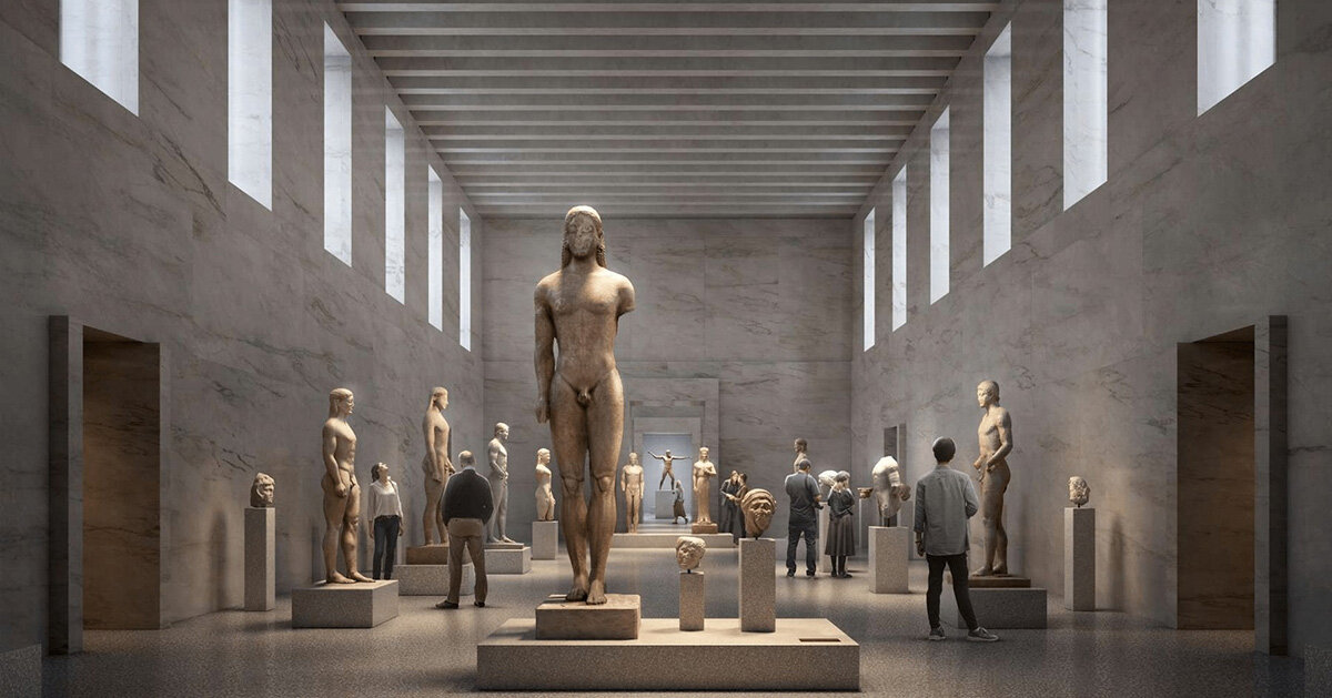 athens' national archaeological museum upgrade by chipperfield and tombazis gains approval