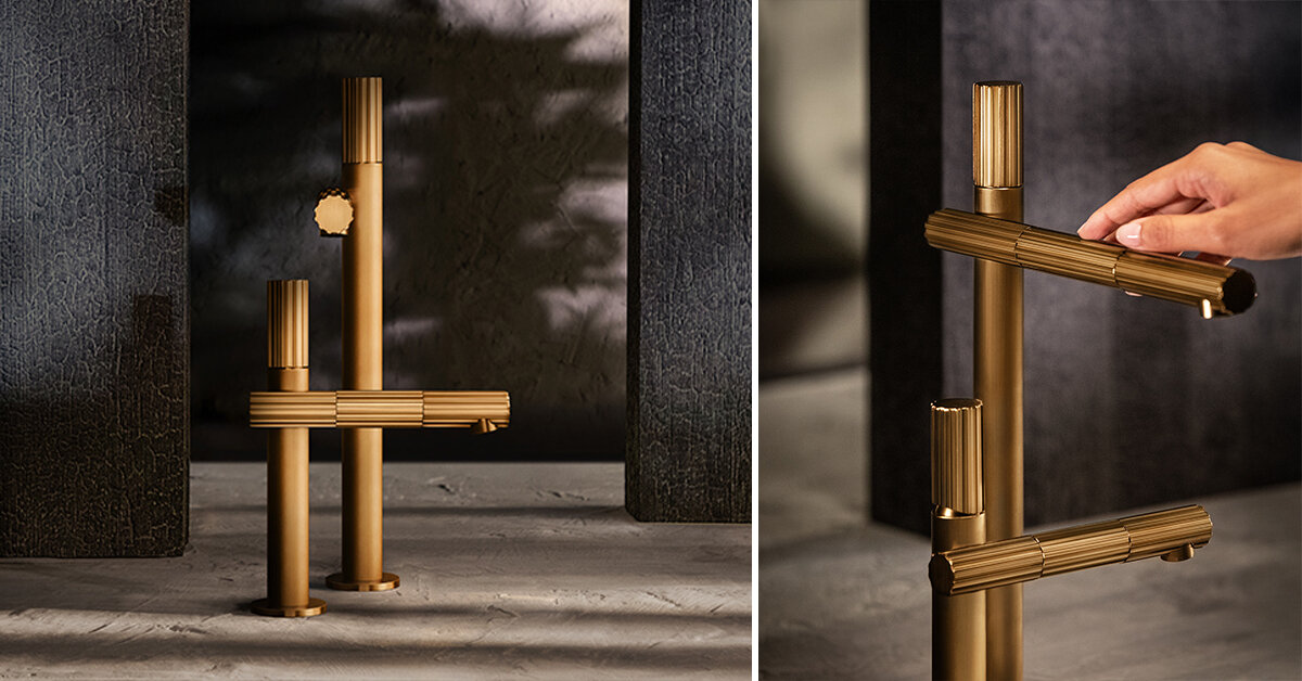 gessi and kengo kuma interlock contemporary design & japanese ritual for incastri collection