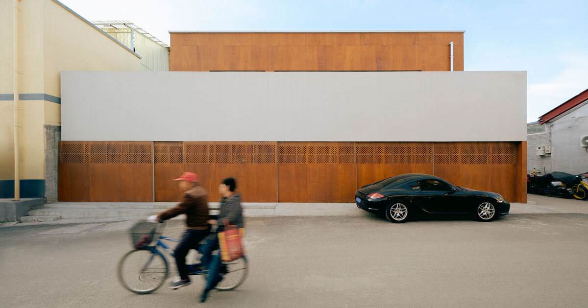 copper shell enfolds self-developed beijing residence by DL atelier