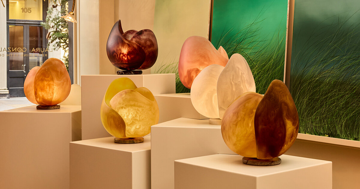 handcrafted resin sculptures illuminate laura gonzalez's 'landscapes' exhibition in NYC