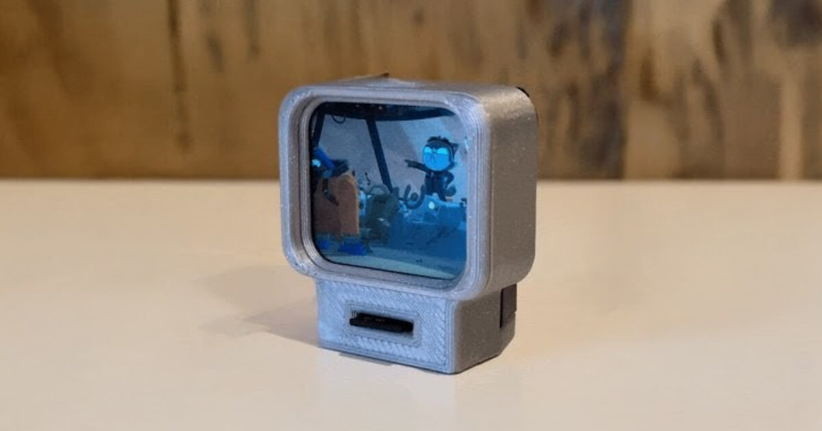 making your own portable tiny TV that plays movies and streams videos from computers