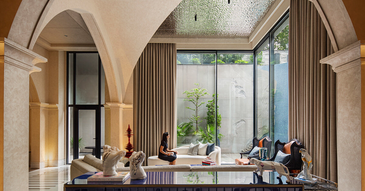 urbanscape architects materializes feeling of home in civil line residence, new delhi