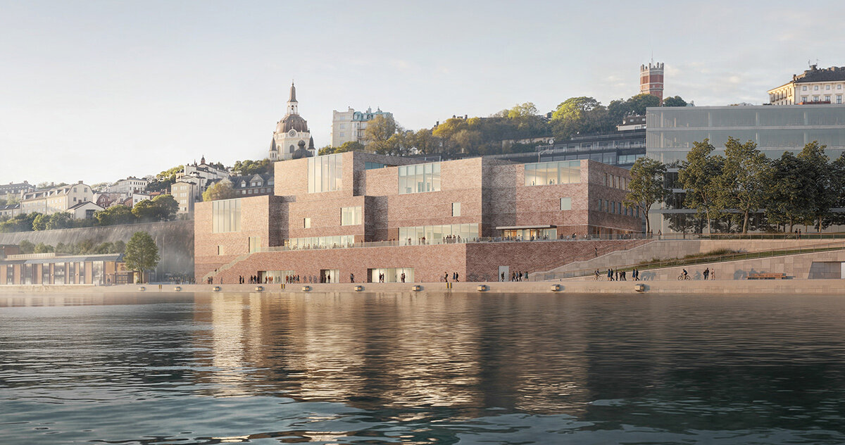 david chipperfield updates design for coastal nobel center in stockholm, sweden