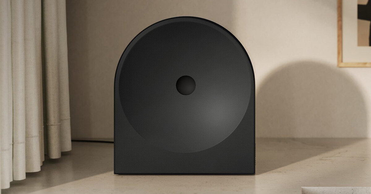 erwan bouroullec shapes samsung's 'music studio' speakers around circular dot form