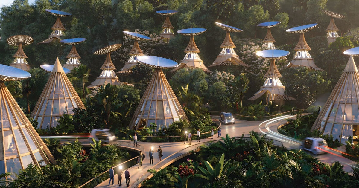 fiji living system proposal uses kinetic concave mirrors for energy autonomy