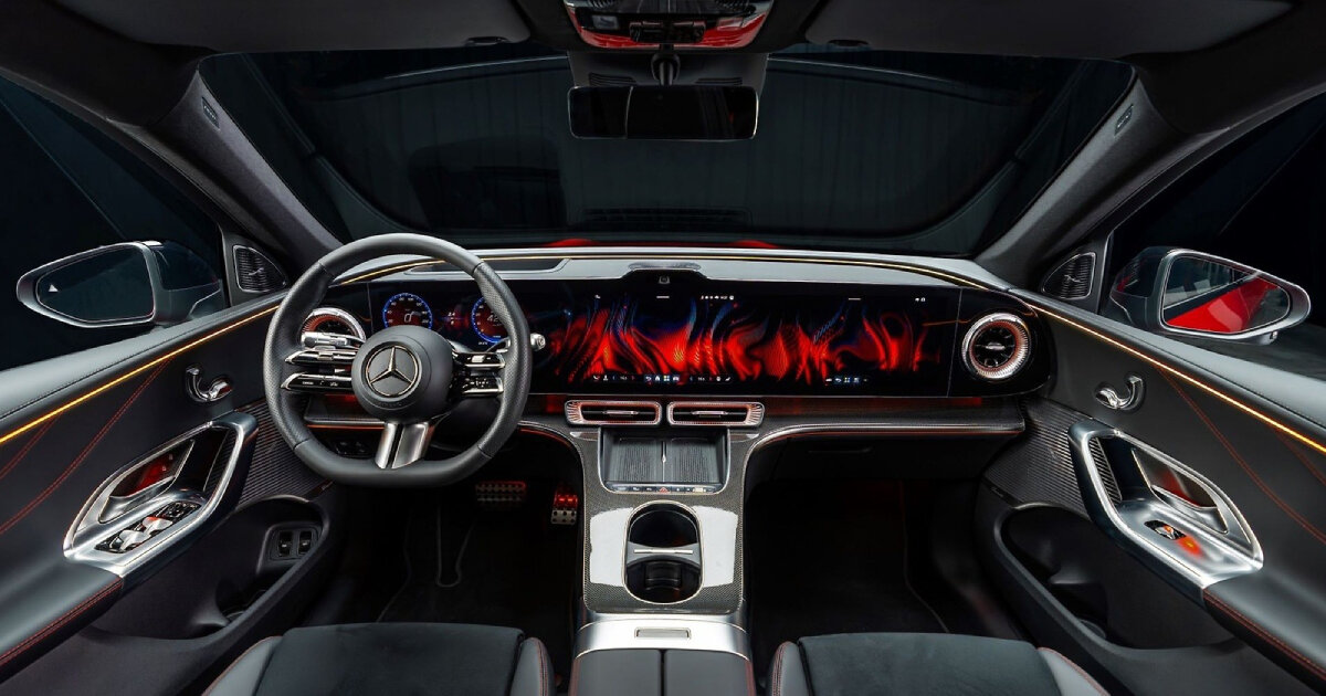 first vegan electric car by mercedes-benz uses leather replica without animal fibers