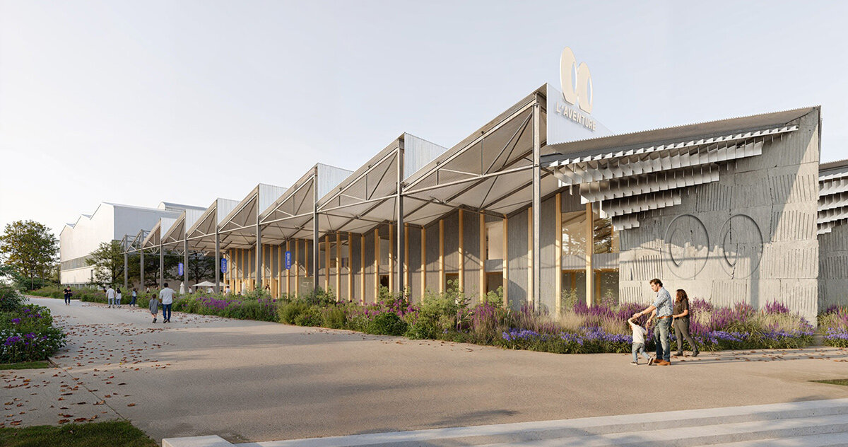 kengo kuma unveils plans to renovate michelin factory museum in france